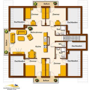 Apartment mit 4 Schlafzimmern